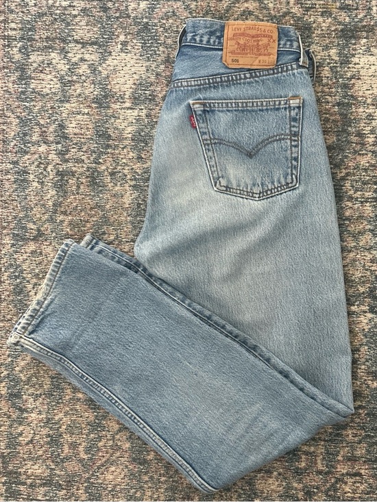Levi's Denim - Vintage Levi's 501 Women's Light Wash High-Rise Straight Jeans